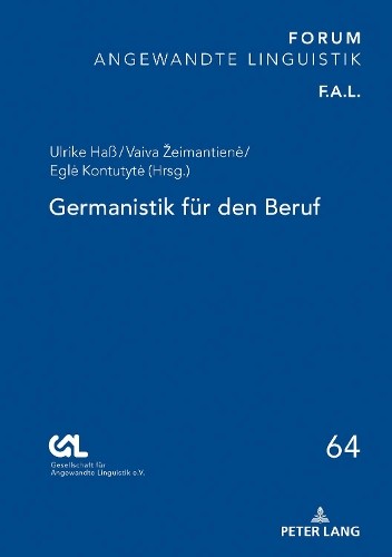 Germanistik fuer den beruf - fuer,