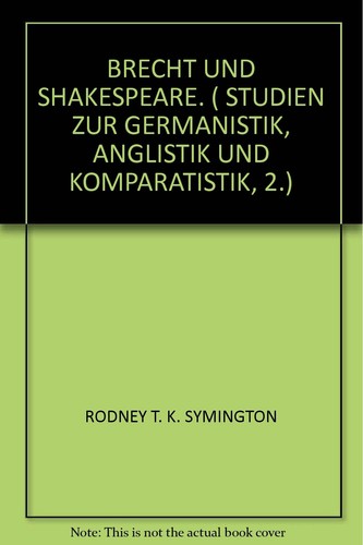 Brecht und shakespeare - und, (