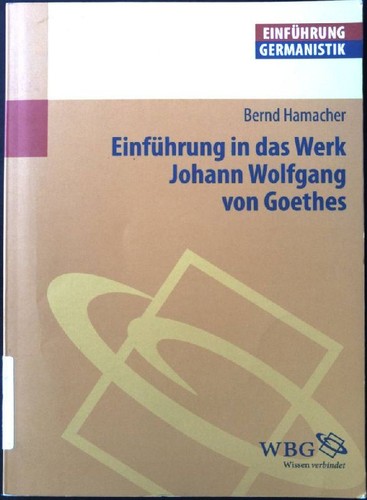 Einführung das werk johann - in,