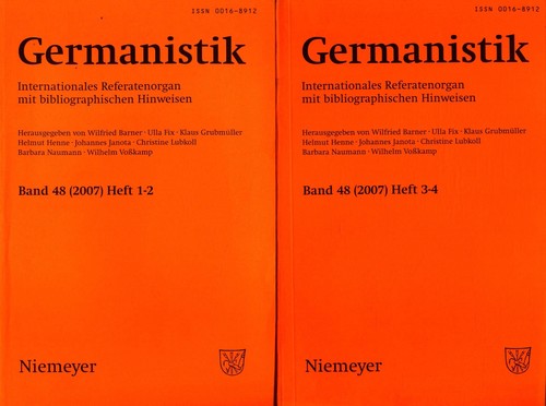 Germanistik internationales - germanistik.,