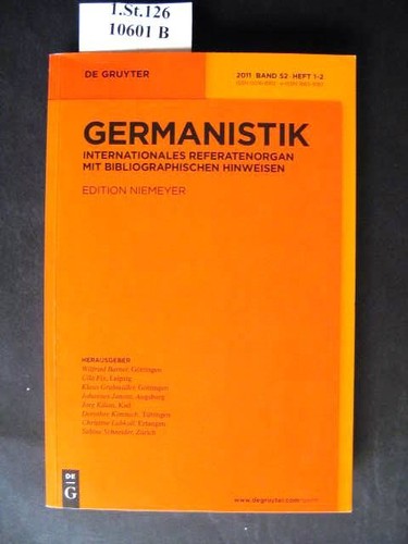 Germanistik internationales - germanistik.,