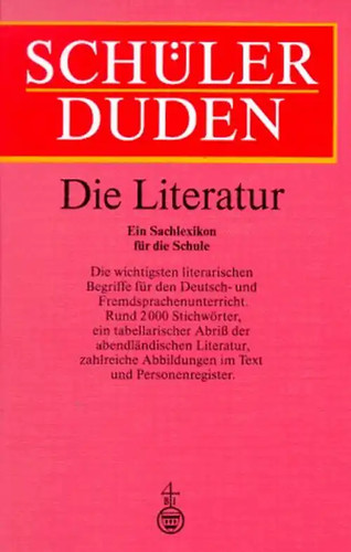 Schülerduden die literatur - die,