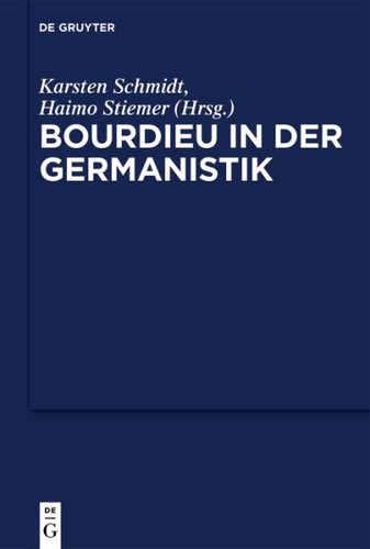 Bourdieu der germanistik - der,