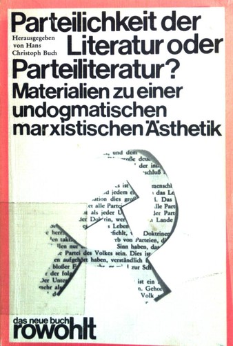 Parteilichkeit der literatur - der,