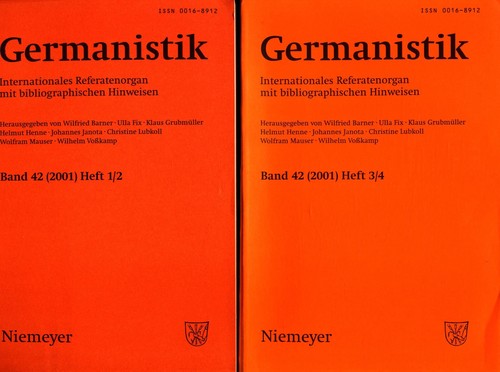 Germanistik internationales - germanistik.,