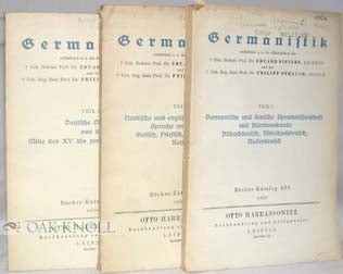 Germanistik enthaltend die - germanistik,