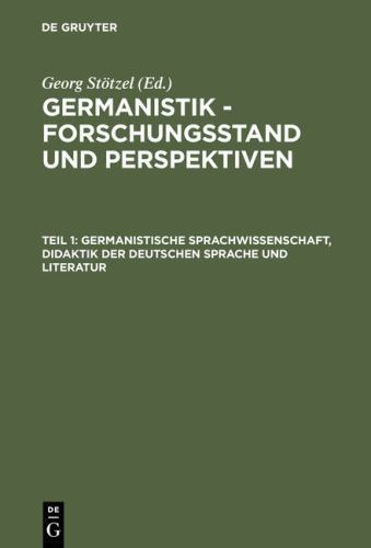 Germanistik forschungsstand - :,