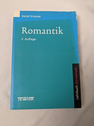 Romantik lehrbuch germanistik - romantik:,