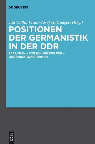 Positionen der germanistik - positionen, in