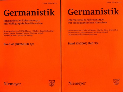 Germanistik internationales - germanistik.,