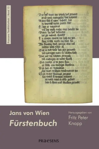 Fürstenbuch jans von wien - wien, |