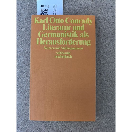 Literatur und germanistik als - literatur,