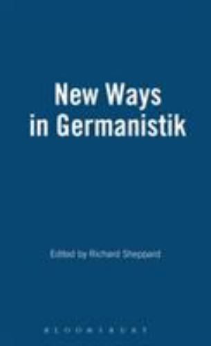 New ways germanistik - new,