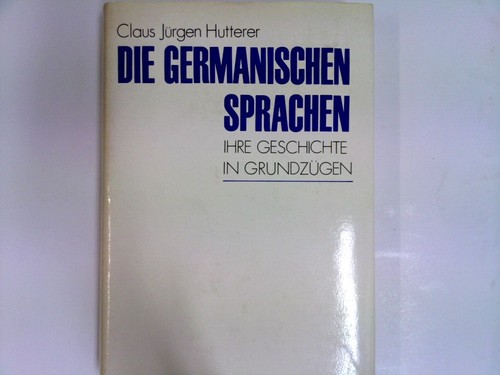 Die germanischen sprachen - germanischen,